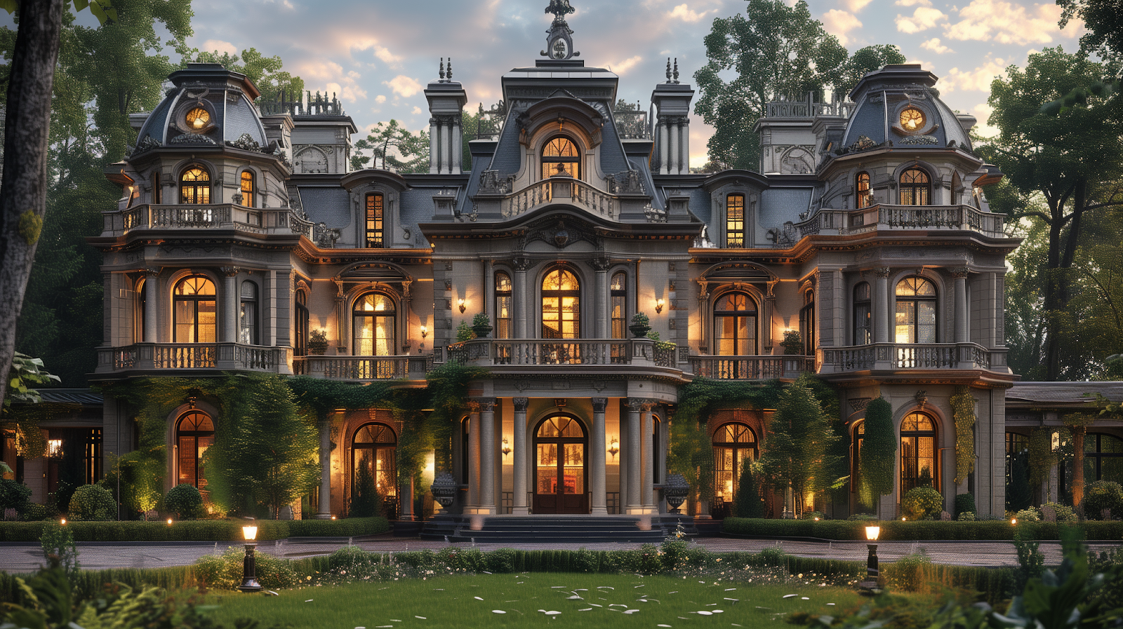 A modern French mansion 
