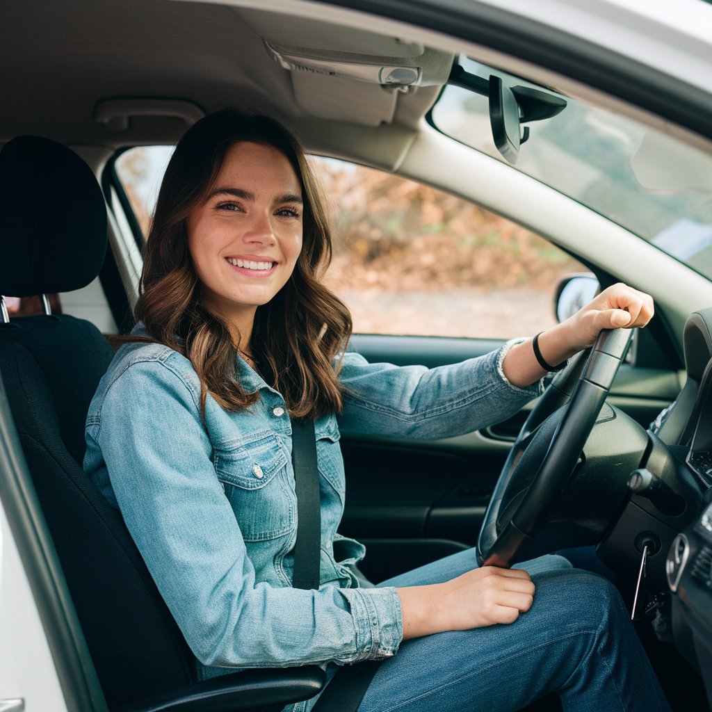 Manual driving lessons tuition.