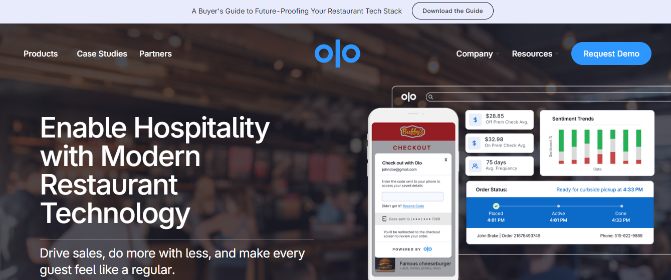 Olo Food Delivery App