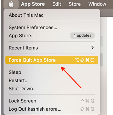 Force Quit Mac Shortcut