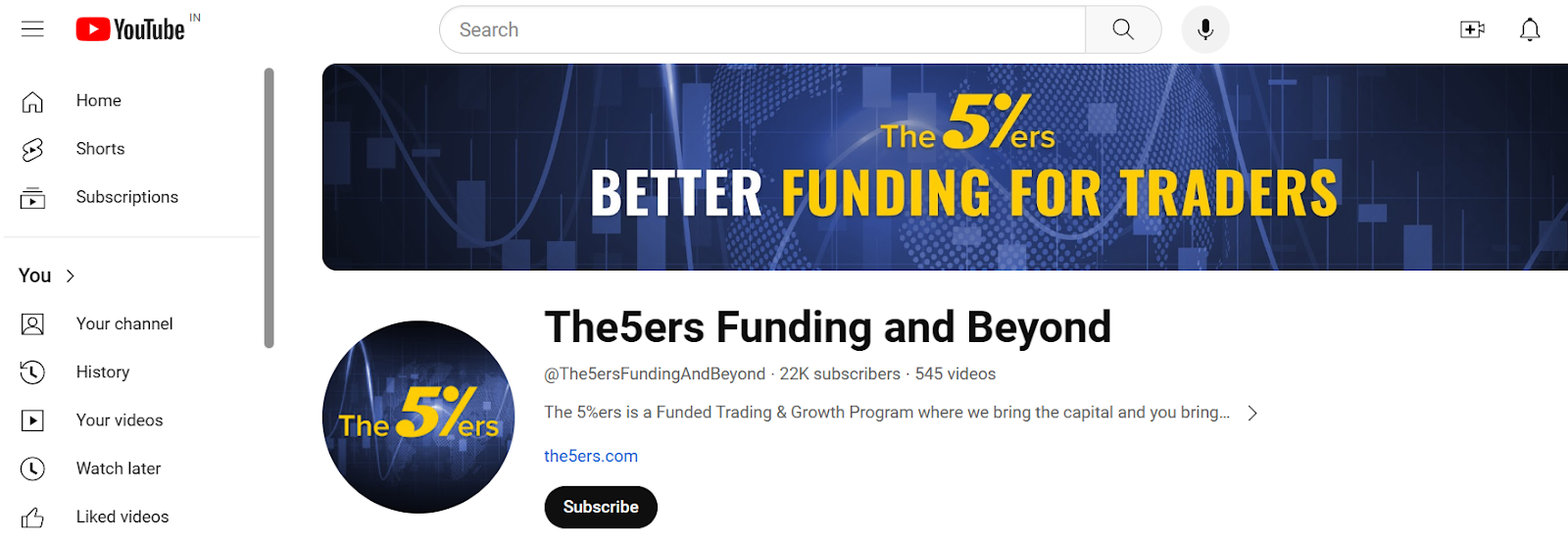 The5ers funding firm