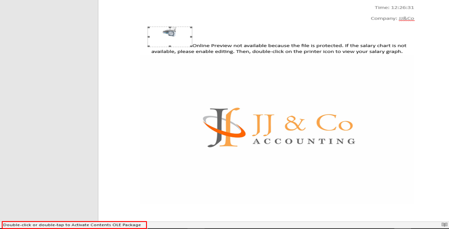 Attackers Utilising Weaponized MS Office Doc