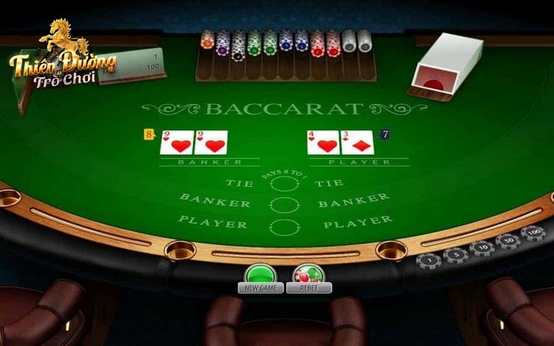 áp dụng chiến thuật Baccarat online