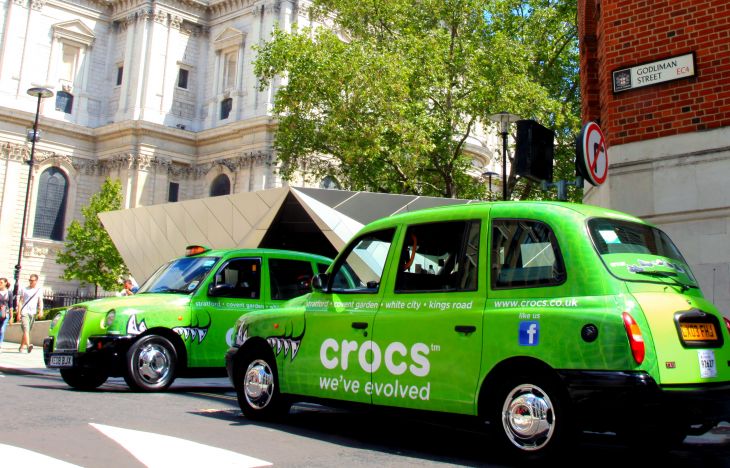 Crocs Cab Branding Campaign