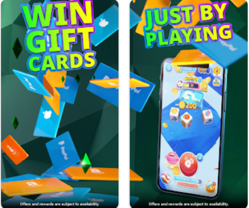 People can win free gift cards by playing on the Cash Giraffe app. 