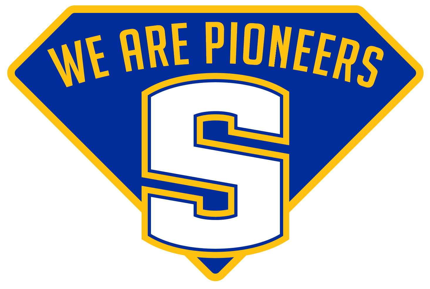 We Are Pioneers - S Shield Logo