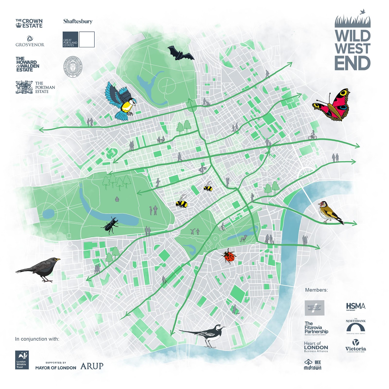 London's green corridors set to expand — Wild West End