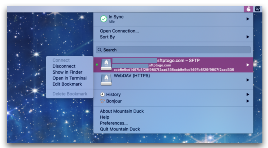 how to mount your sftp storage locally mac windows