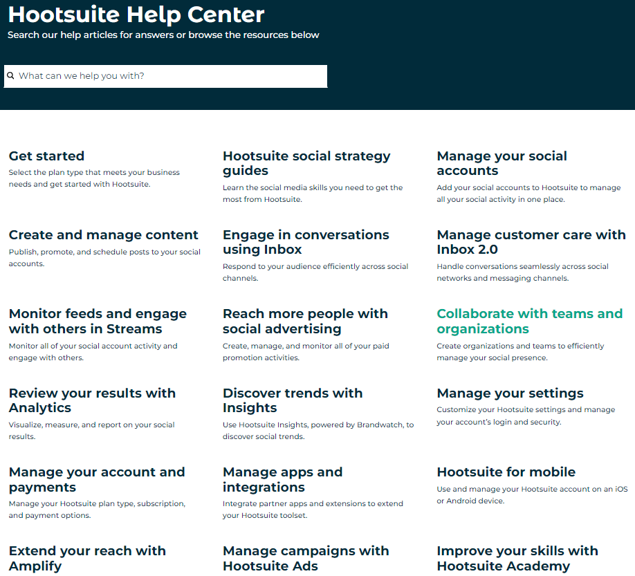 Hootsuite Customer Support