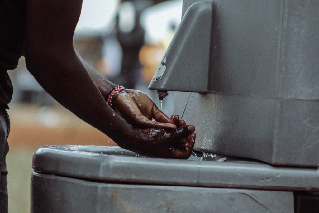 handwashing station