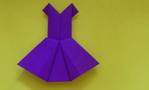 kreasi kertas lipat baju origami
