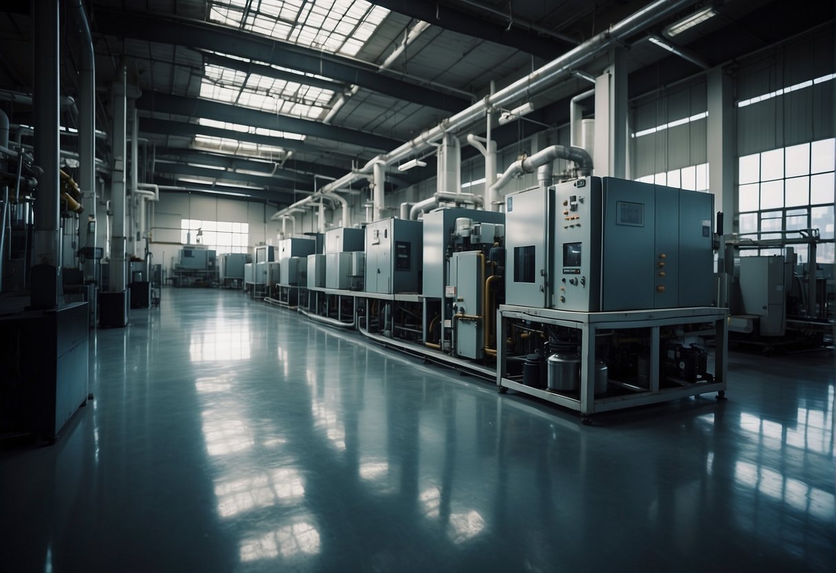 A factory with clean air and water, protected by a strong, thin layer of ceramic graphene coating