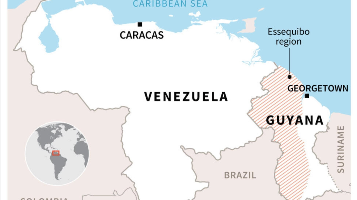 Венесуела - Гаяна - карта, що відомо про конфлікт у Латинській Америці,  позиція України - 24 Канал