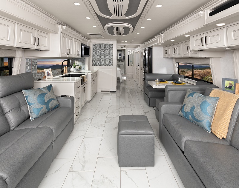2024 best Class A motorhomes for full-timers American Coach Dream 45P interior
