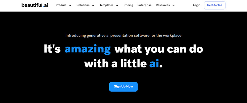 business presentation ai template