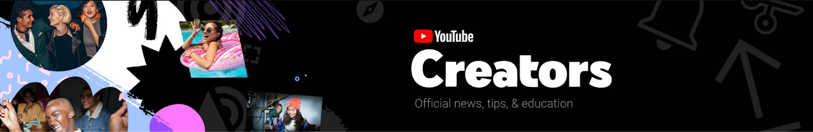 The YouTube Creators channel banner.