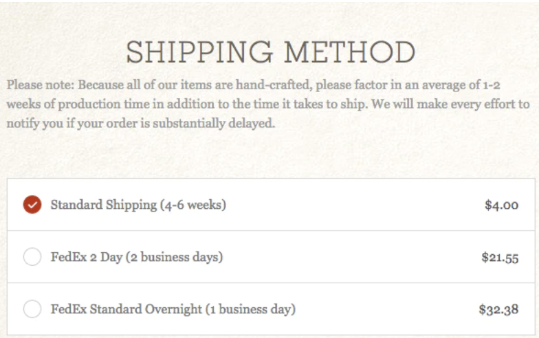 Best Practices for Shipping Methods