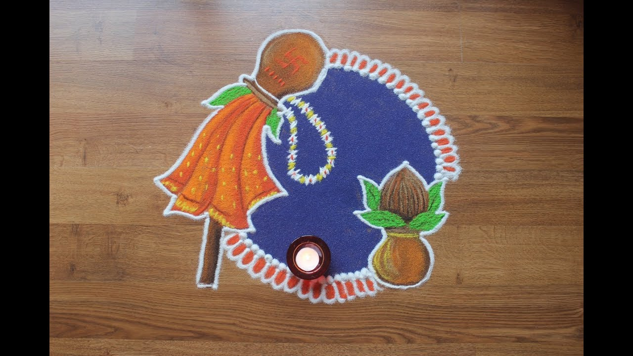 new unique rangoli designs