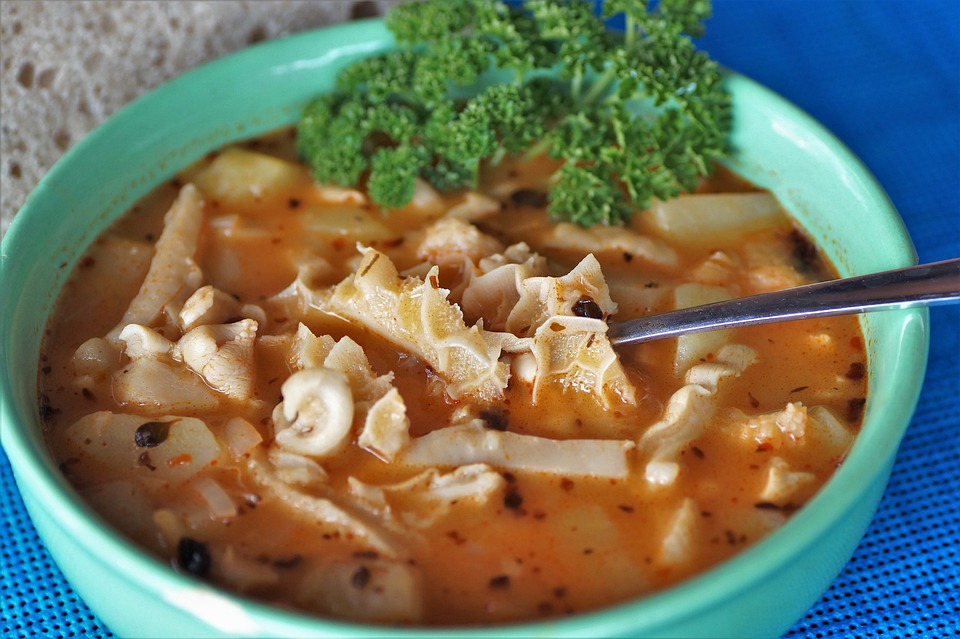 Tripe, Soup, Traditional, Czech, Kitchen, Homemade