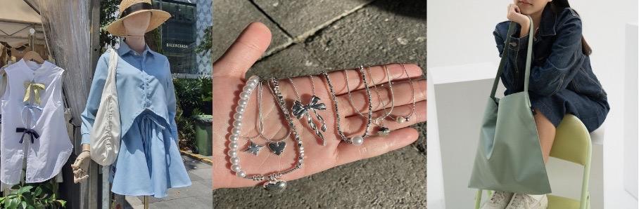 A hand holding necklaces and earrings

Description automatically generated