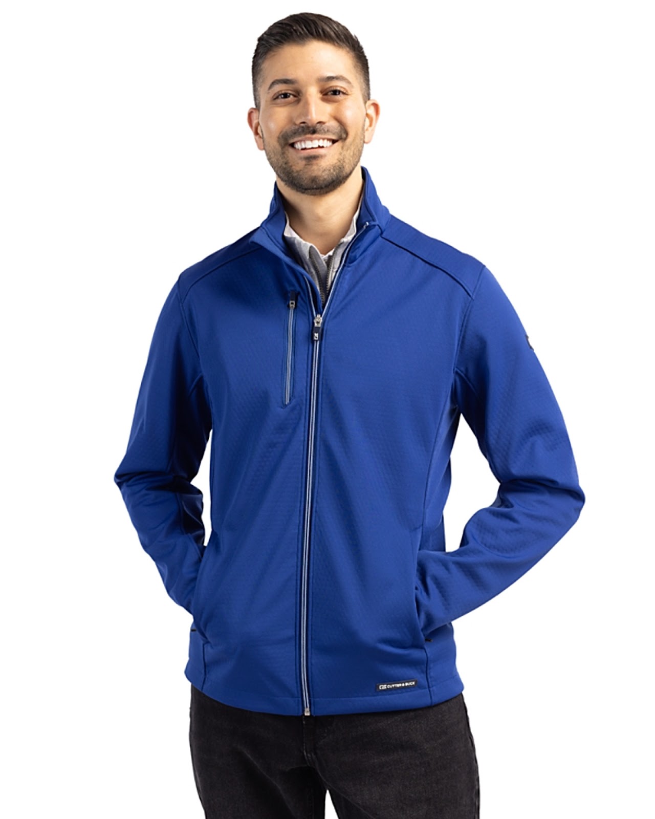 Softshell men's rain jacket for the gym