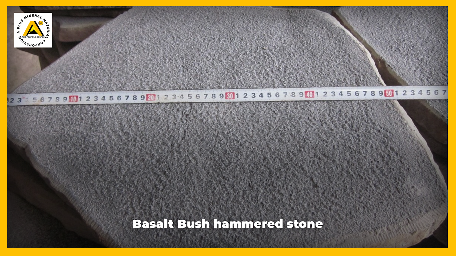 Basalt Bush hammered stone