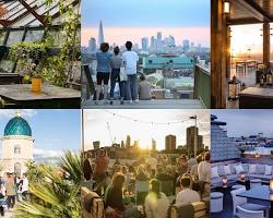 Image of rooftop bar in London