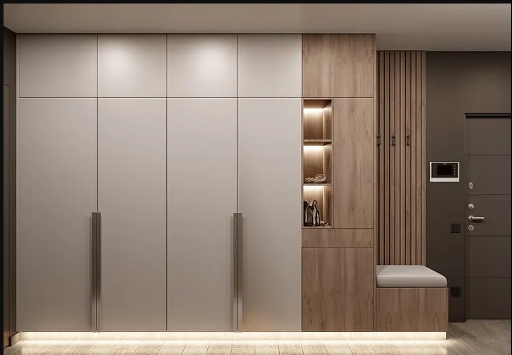 Desain Ruang Ganti Minimalis Modern Mewah 