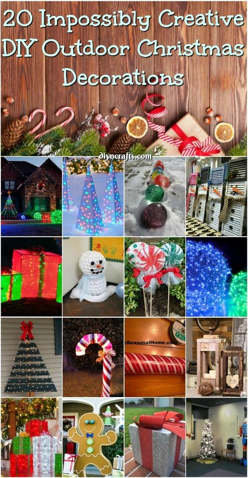 DIY Outdoor Christmas Decorations