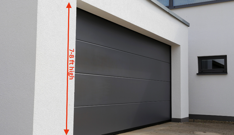 how tall is a garage door