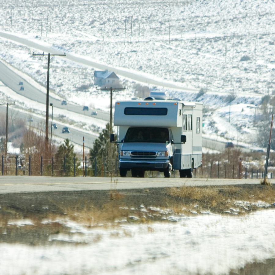 RV winter travel