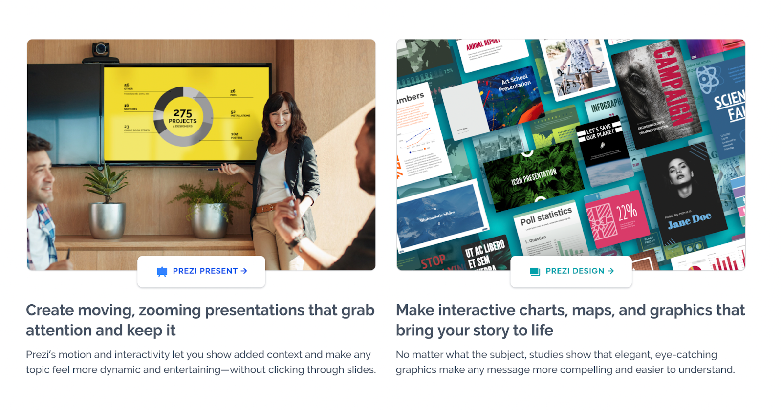 gifts for sales teams, Prezi