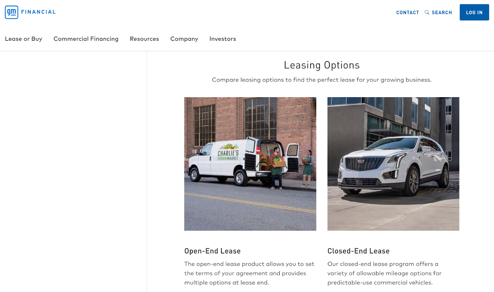 Leasing a car for business