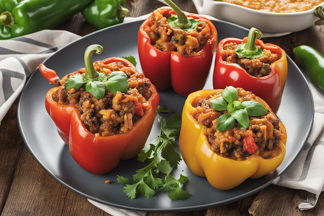 Vegan Stuffed Peppers Ready to Delight