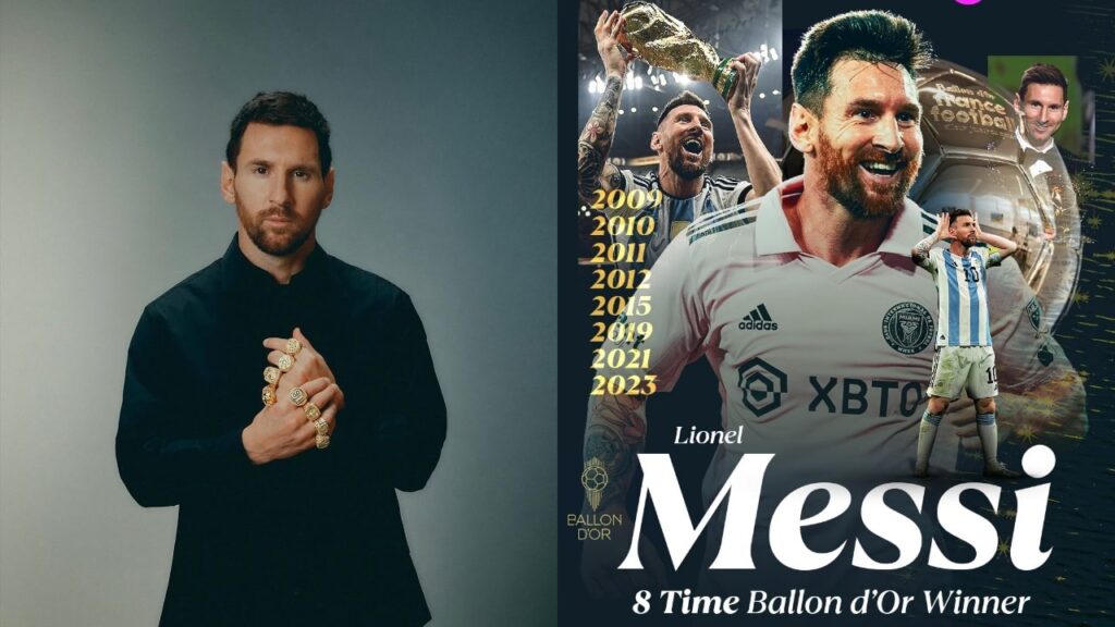 Messi giành QBV thứ tám