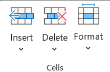 cells group in excel
