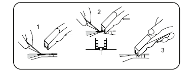 A diagram of a hand cutting a piece of paper

Description automatically generated