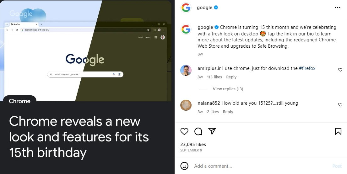 Google Chrome reveals new look and features for 15th birthday