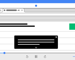 Google Chromecast browser extension casting with captions