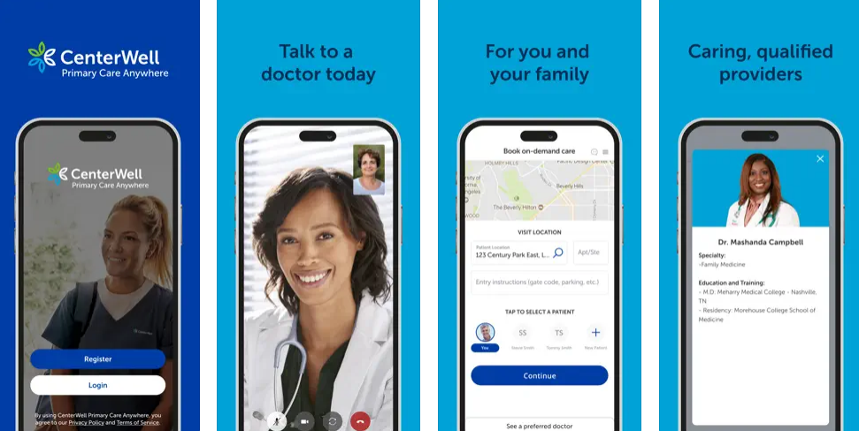 Centerwell PrimaryCareAnywhere ambulance app