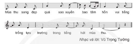 nghe một đọa bài mùa thu ngày khai trường