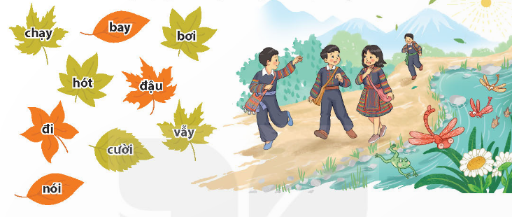 A group of children running on a dirt road

Description automatically generated