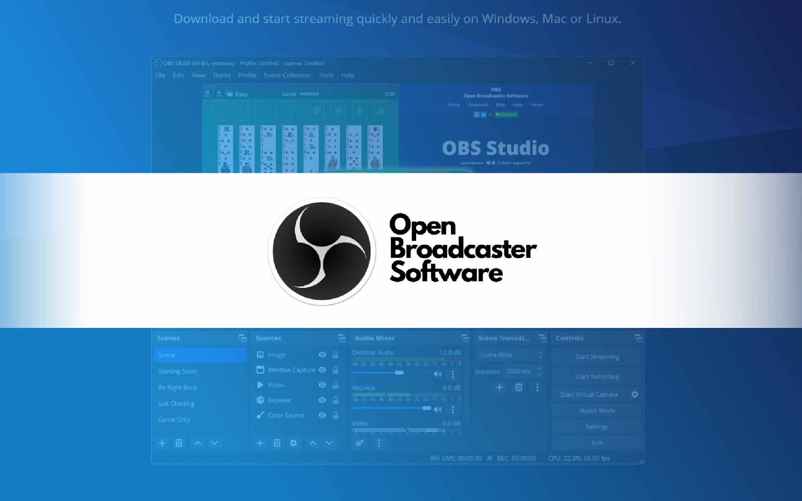 Open Broadcaster Software (OBS) - Game Recording Software
