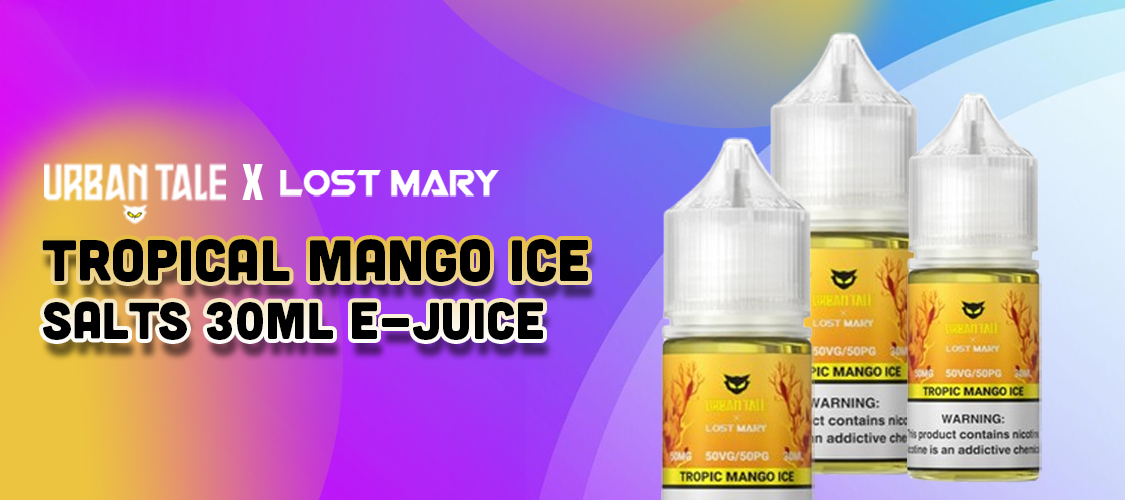 Urban Tale x Lost Mary Tropical Mango Ice Salts 30ml E-Juice