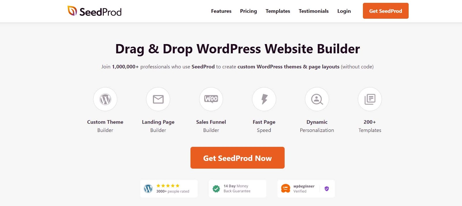 SeedProd Builder WordPress