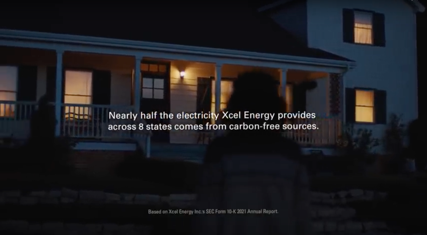 Carmichael Lynch's ad for Xcel Energy, 2022