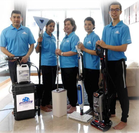 general weekly home cleaning service in serangoon with sureclean