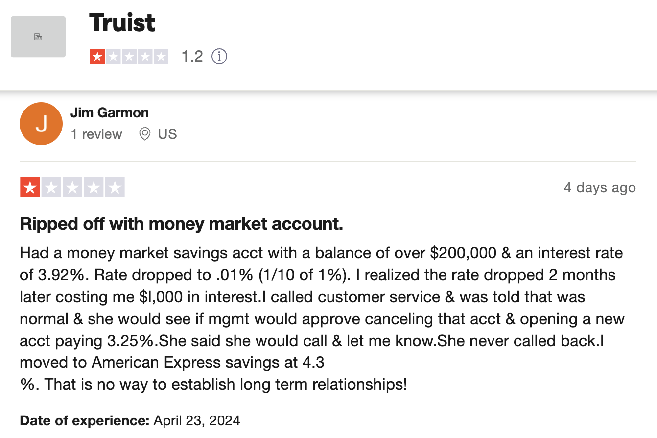 Truist business credit card customer service
