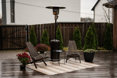 top outdoor heating ideas for your deck or patio gas electric portable heater chairs and landscaping custom built michigan