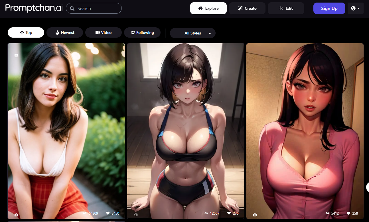 Promptchan AI - Free & Unrestricted NSFW AI Art Generator